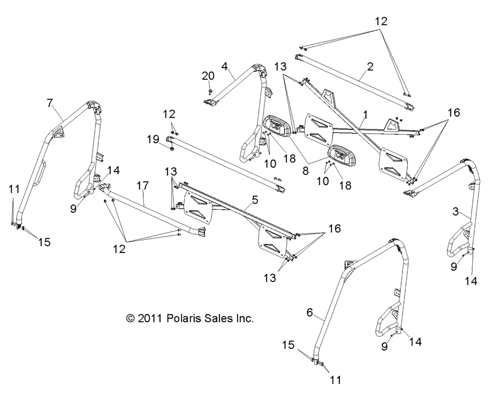 Chassis cab frame - r13wh90dg