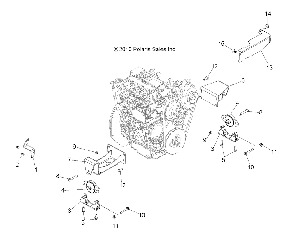 Engine mounting - r13wh90dg