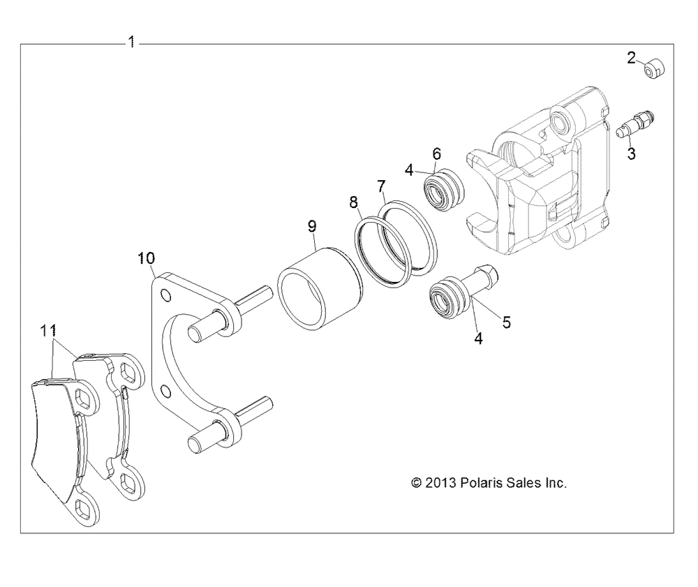 Brakes rear caliper - r141d9jda_2d9jda