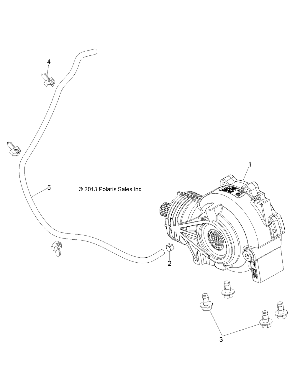 Drive train front gearcase mounting - r141d9jda_2d9jda