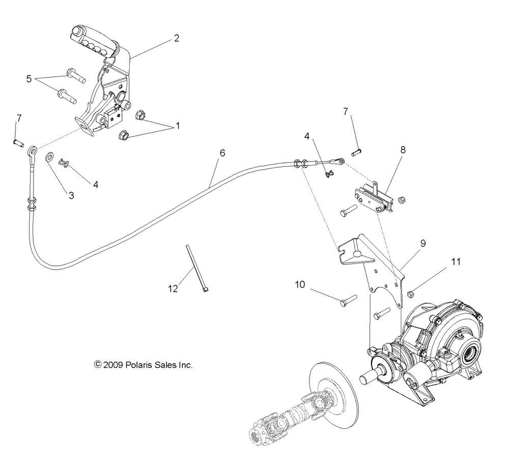 Brakes park brake asm. - r14hr76aa_aj