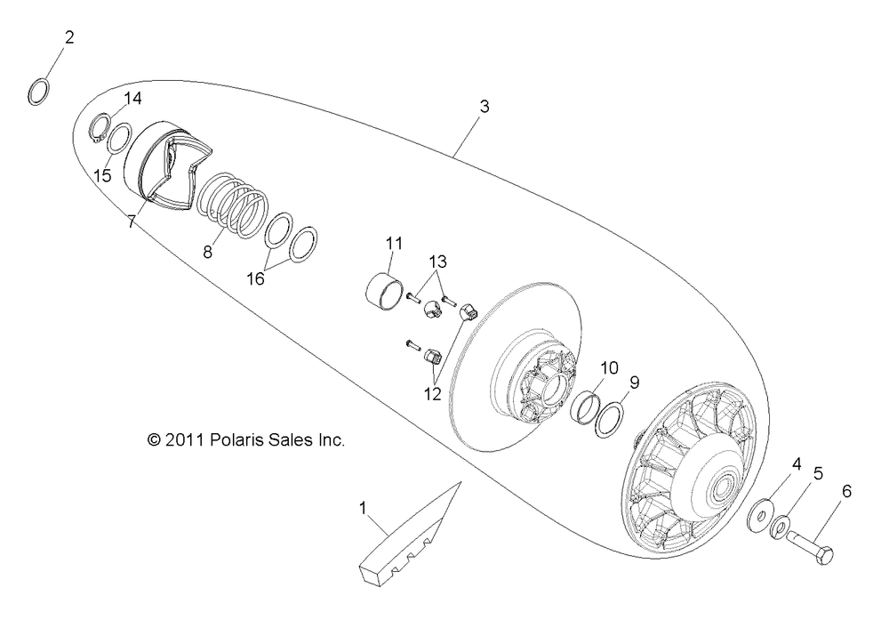 Drive train secondary clutch - r14rh45aa