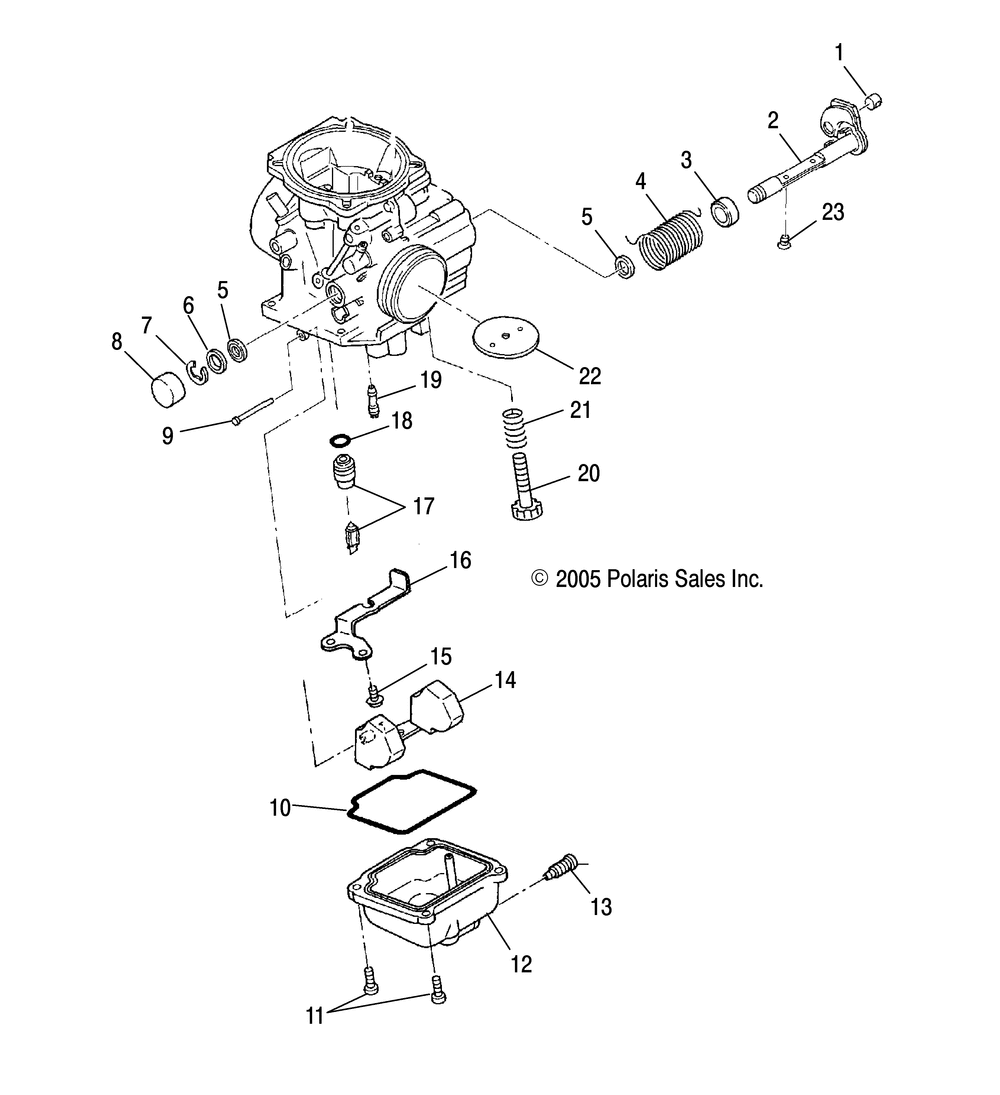 Engine carburetor lower - r14rh45aa