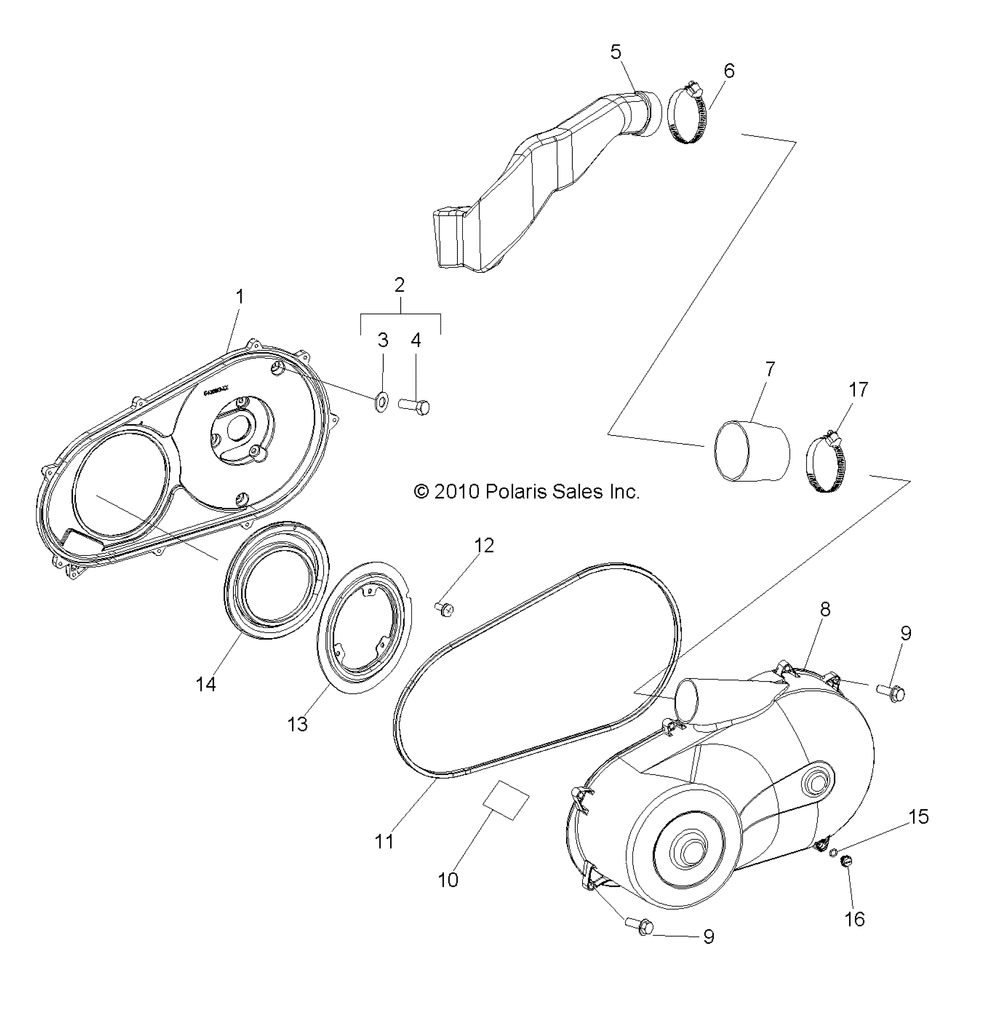 Drive train clutch cover - r14rh45aa