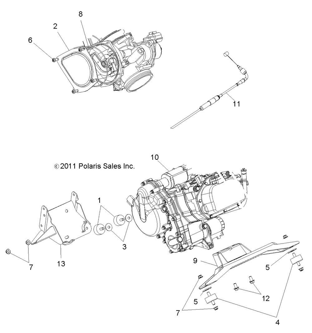 Engine mounting - r14wh76aa