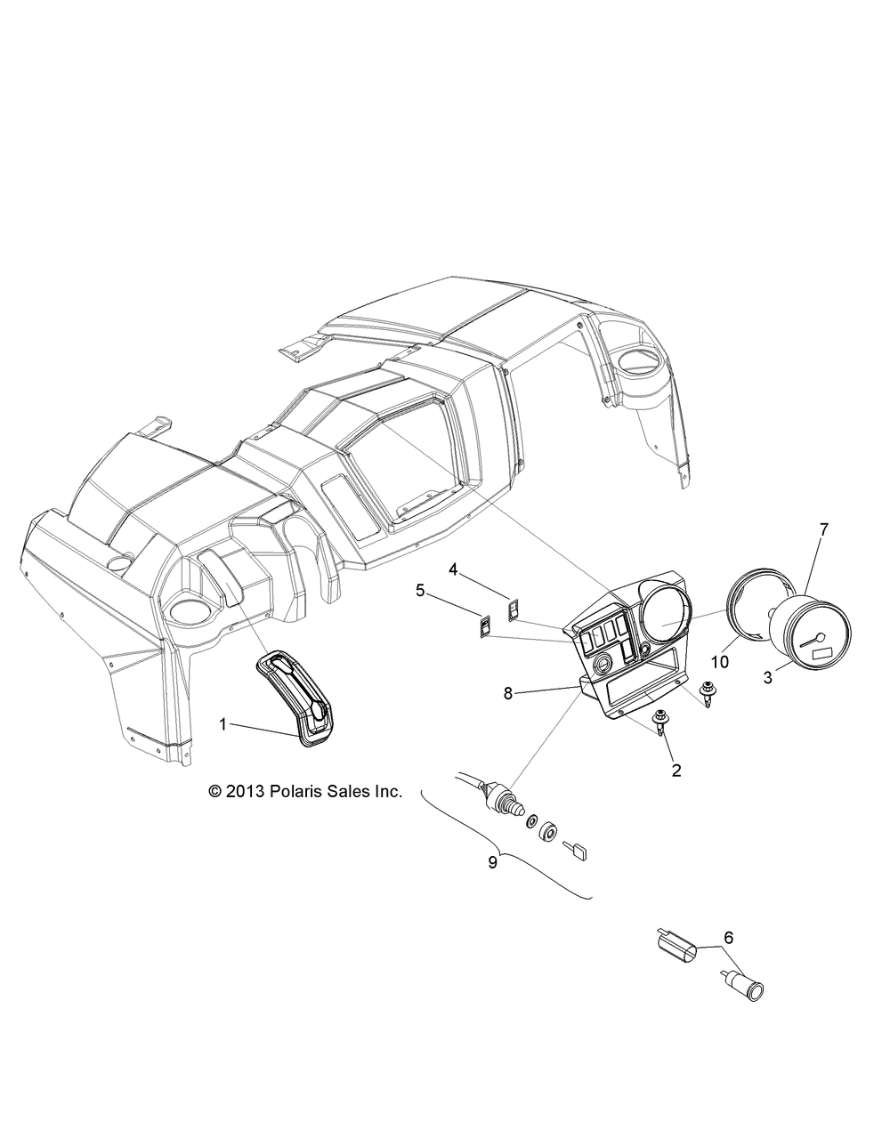 Electrical dash instruments and controls - r14wh76aa