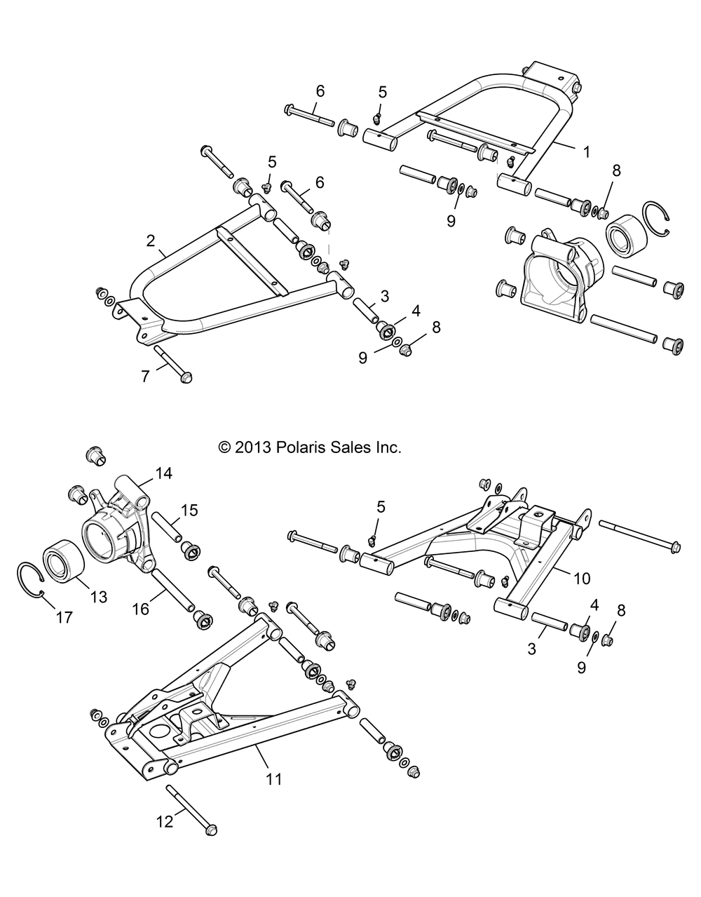 Suspension rear - r14wh88a_9ea all options