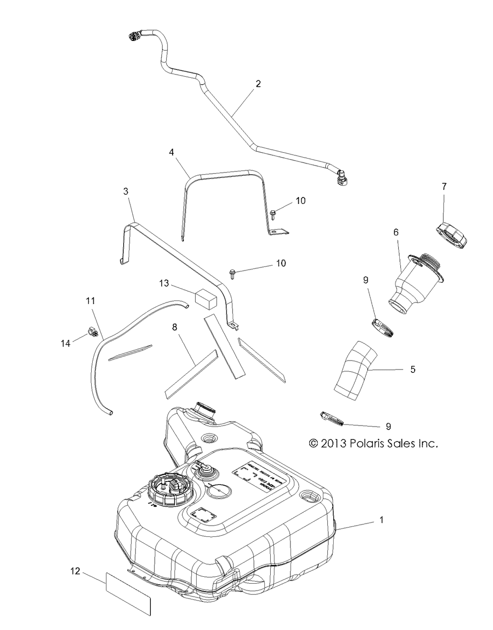 Body fuel tank - r14wh88a_9ea all options