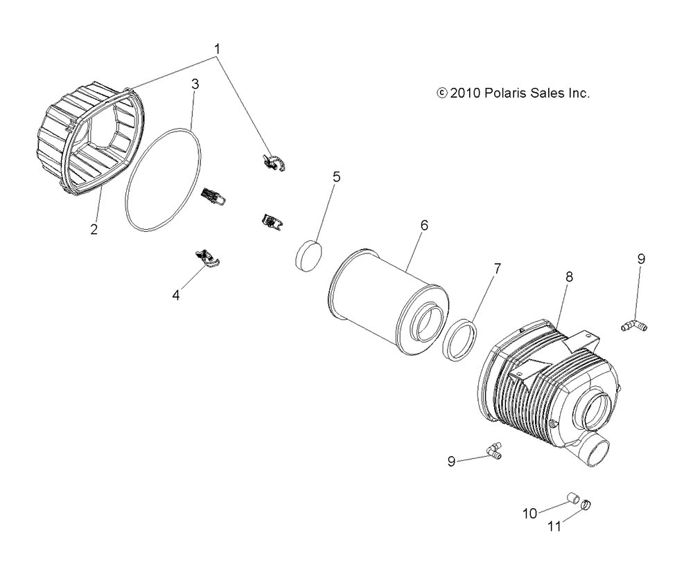 Engine air intake - r14wh90dg