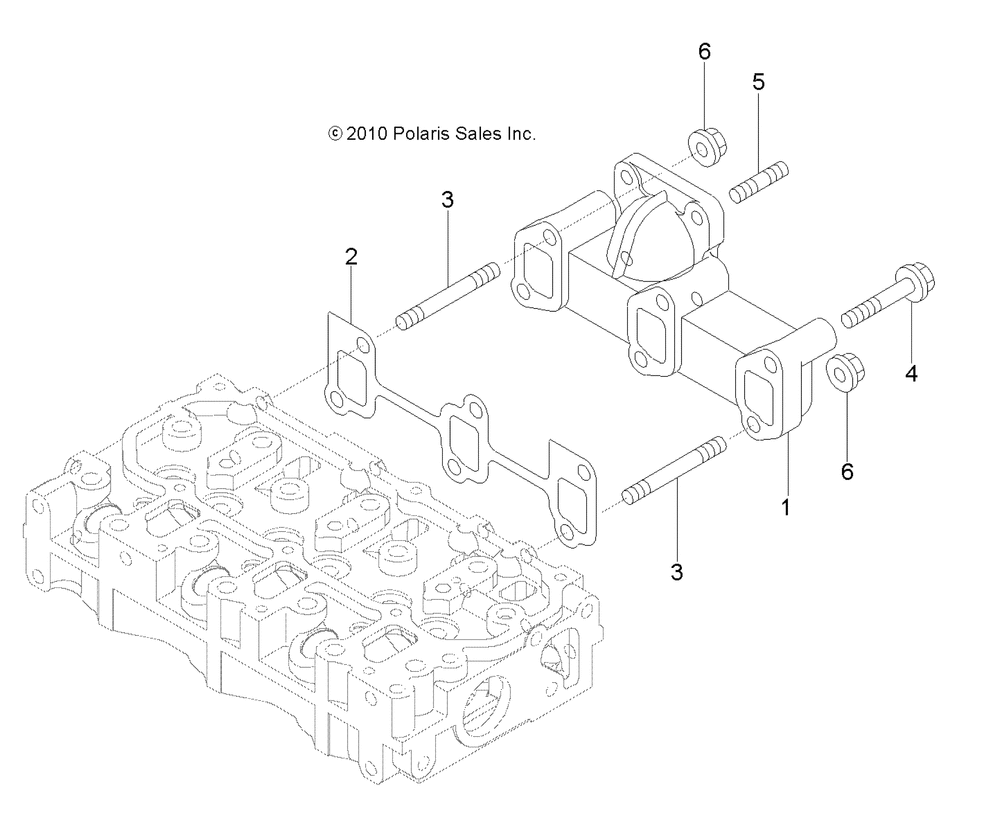 Engine exhaust manifold - r14wh90dg