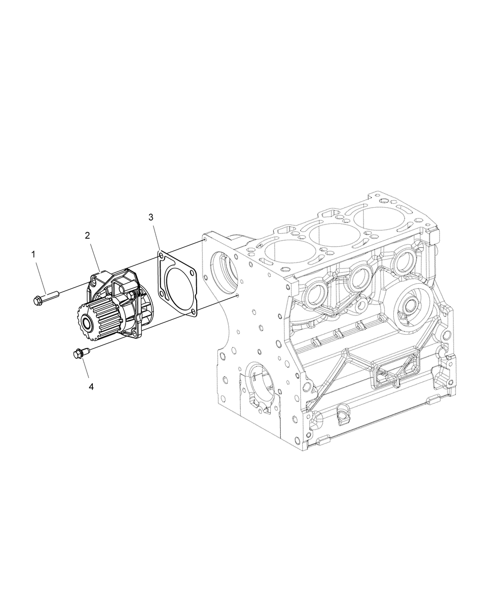 Engine water pump - r151dpd1aa_2d