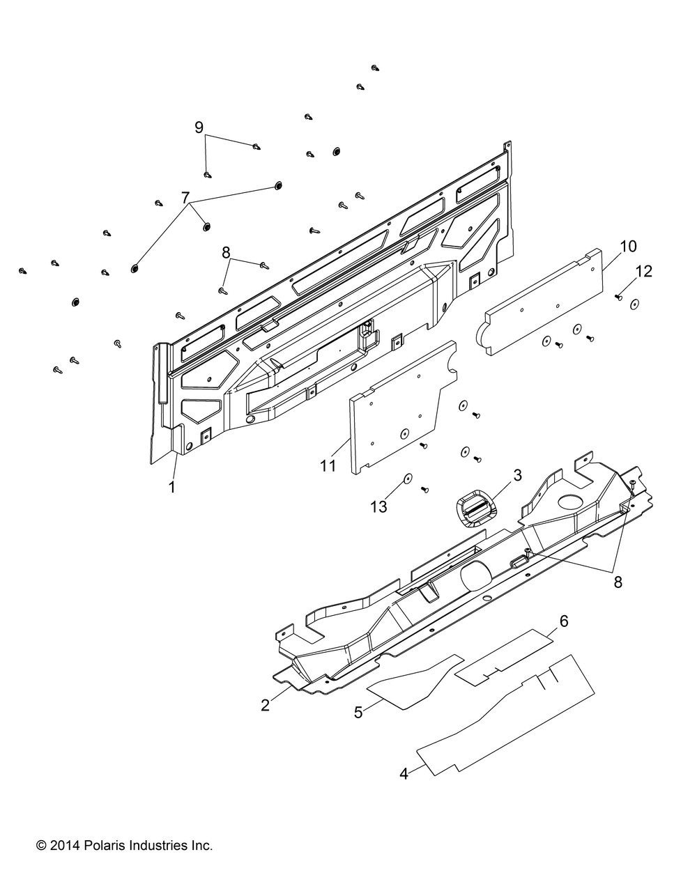 Body closeoff rear - r151dpd1aa_2d