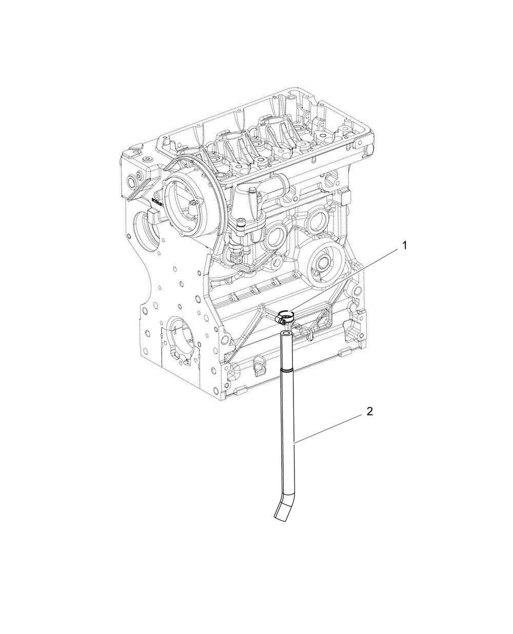 Engine water blow by hose - r151dpd1aa_2d