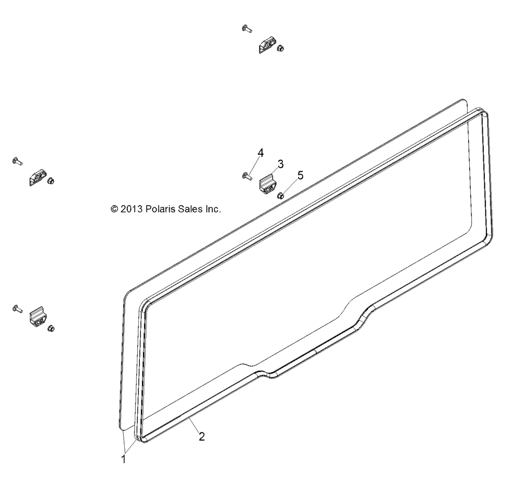 Body window rear - r152dpd1aa