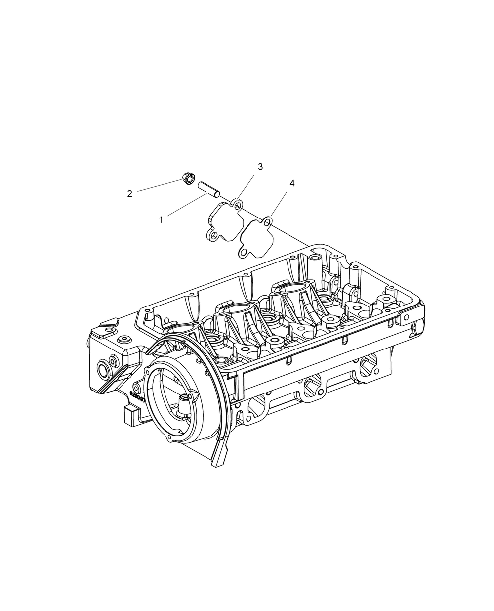 Engine fuel pump fitting cover - r151dpd1aa_2d