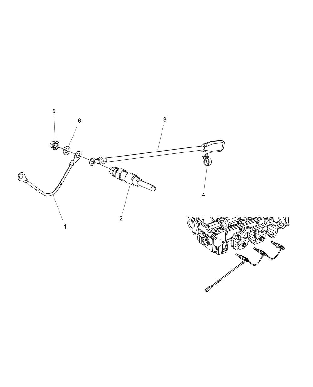 Engine glow plugs - r151dpd1aa_2d