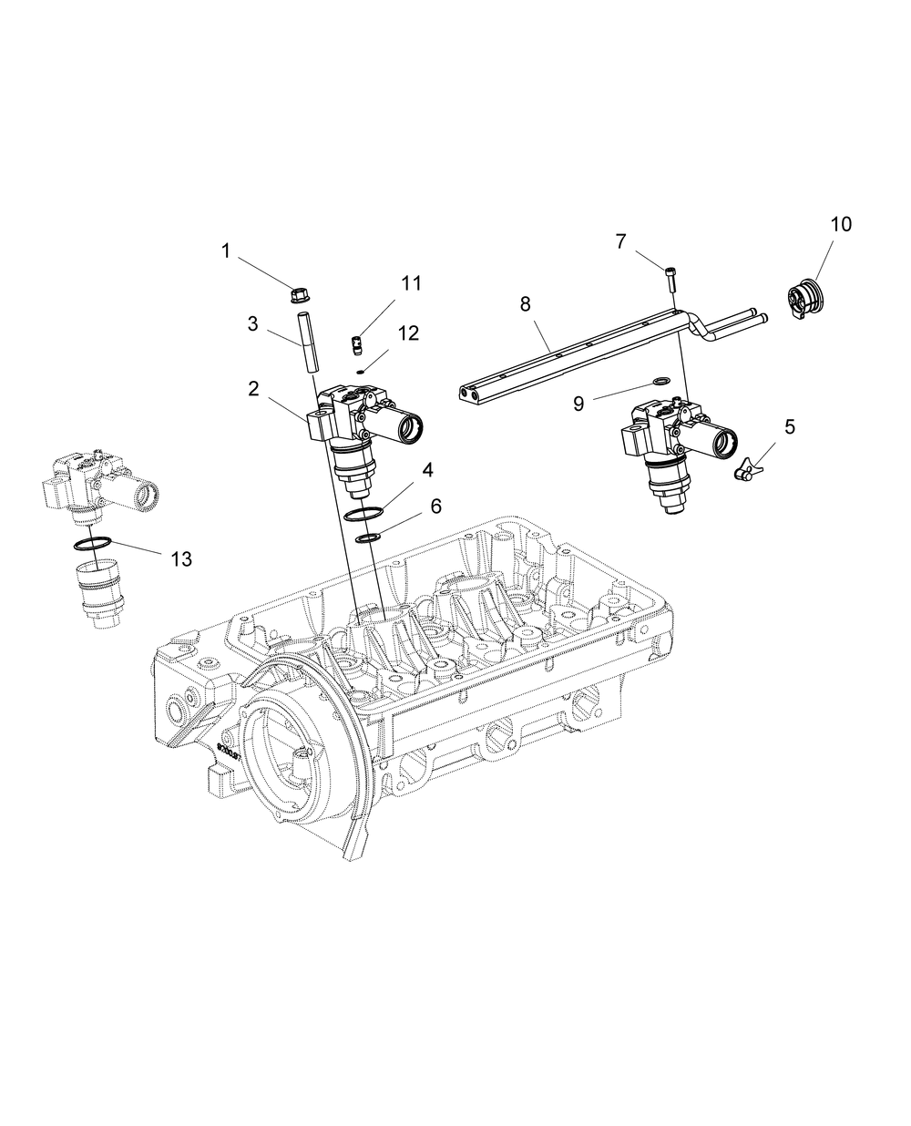 Engine fuel injection pump delivery pipe - r151dpd1aa_2d