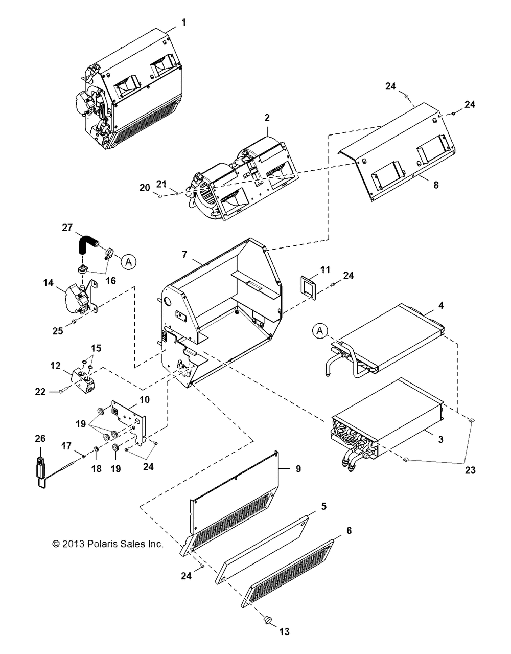 Body hvac internals - r152dpd1aa