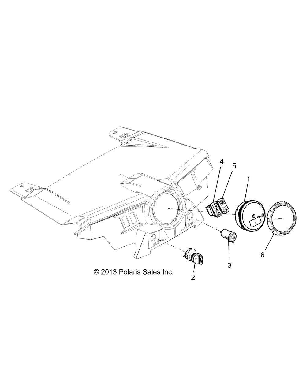 Electrical dash instruments and controls - z146t1eam_eaw