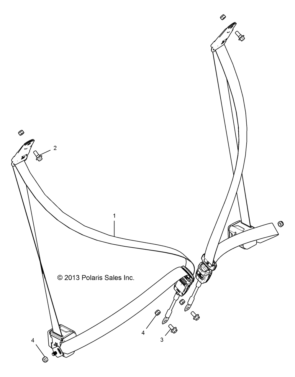 Body seat belt mounting - z146t1eam_eaw