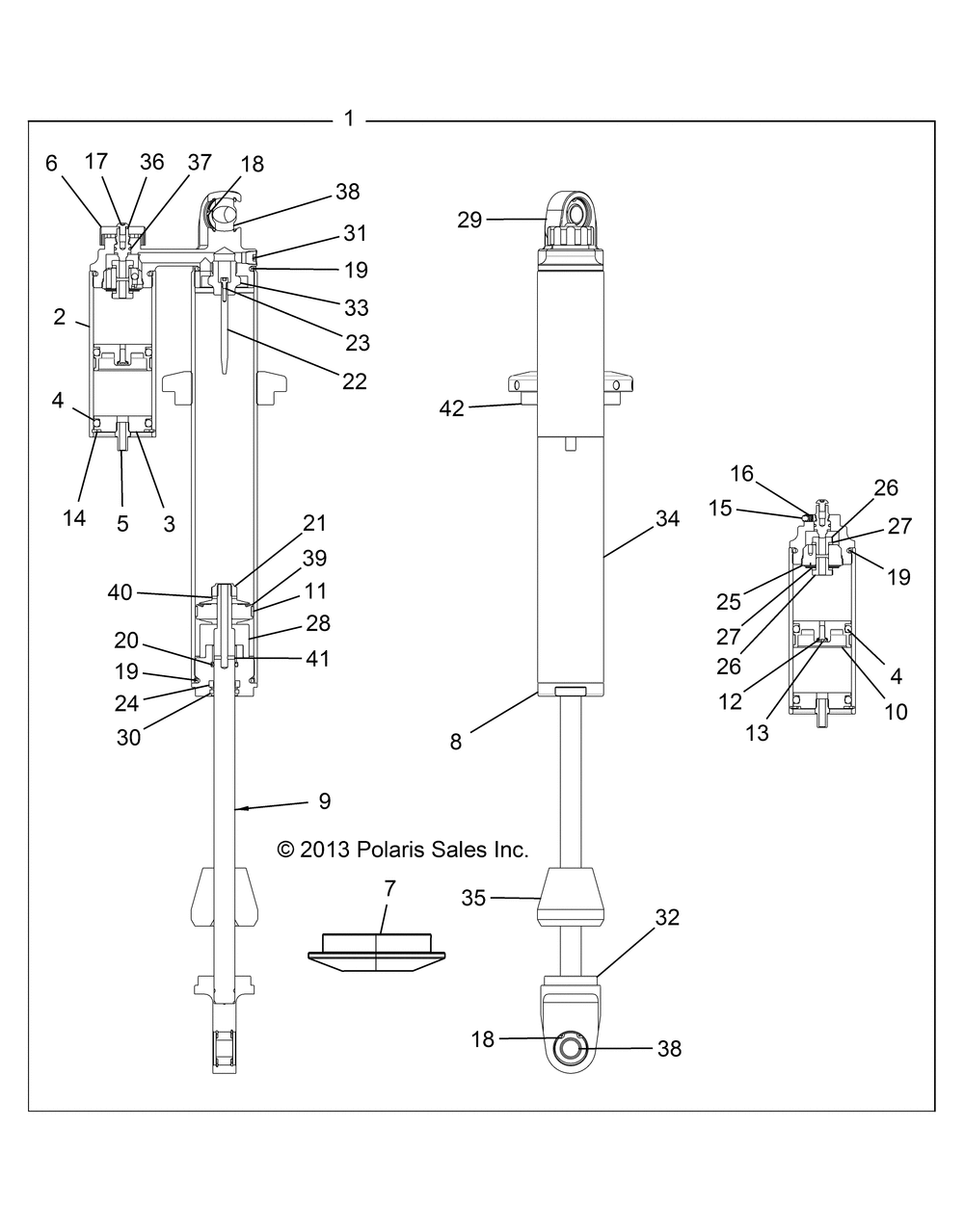 Suspension front shock - z146t1eam_eaw