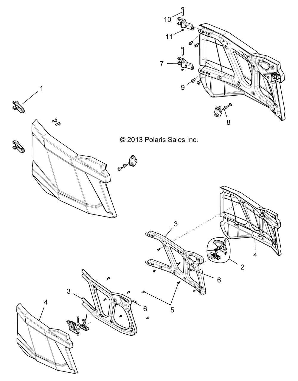 Body doors rear - z146t1eam_eaw