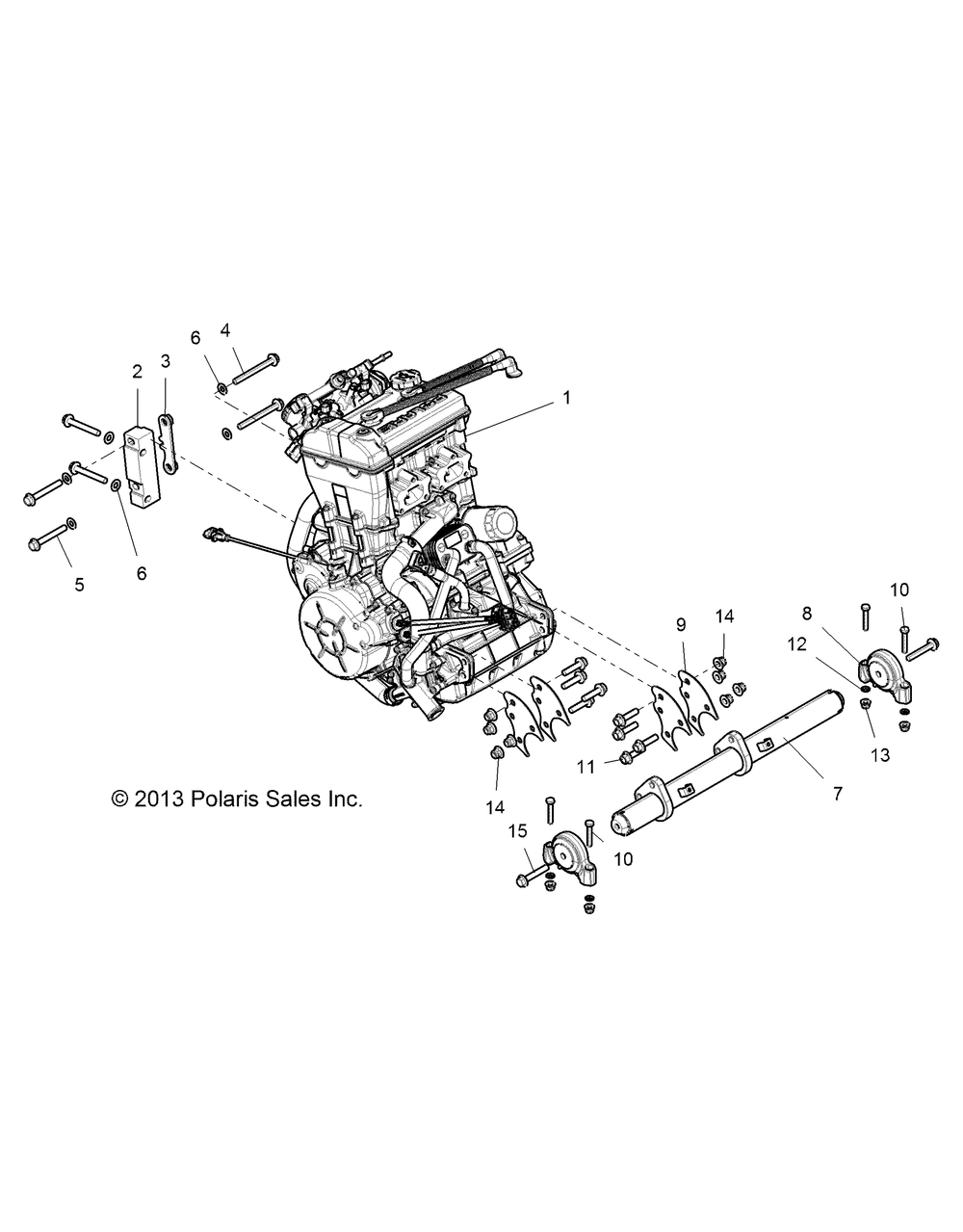 Engine mounting - z146t1eam_eaw