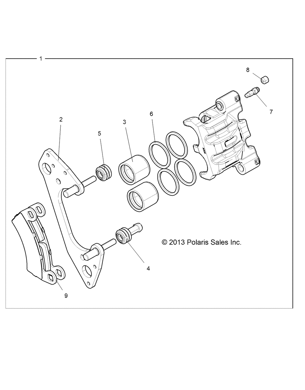 Brakes front caliper - z146t1eam_eaw