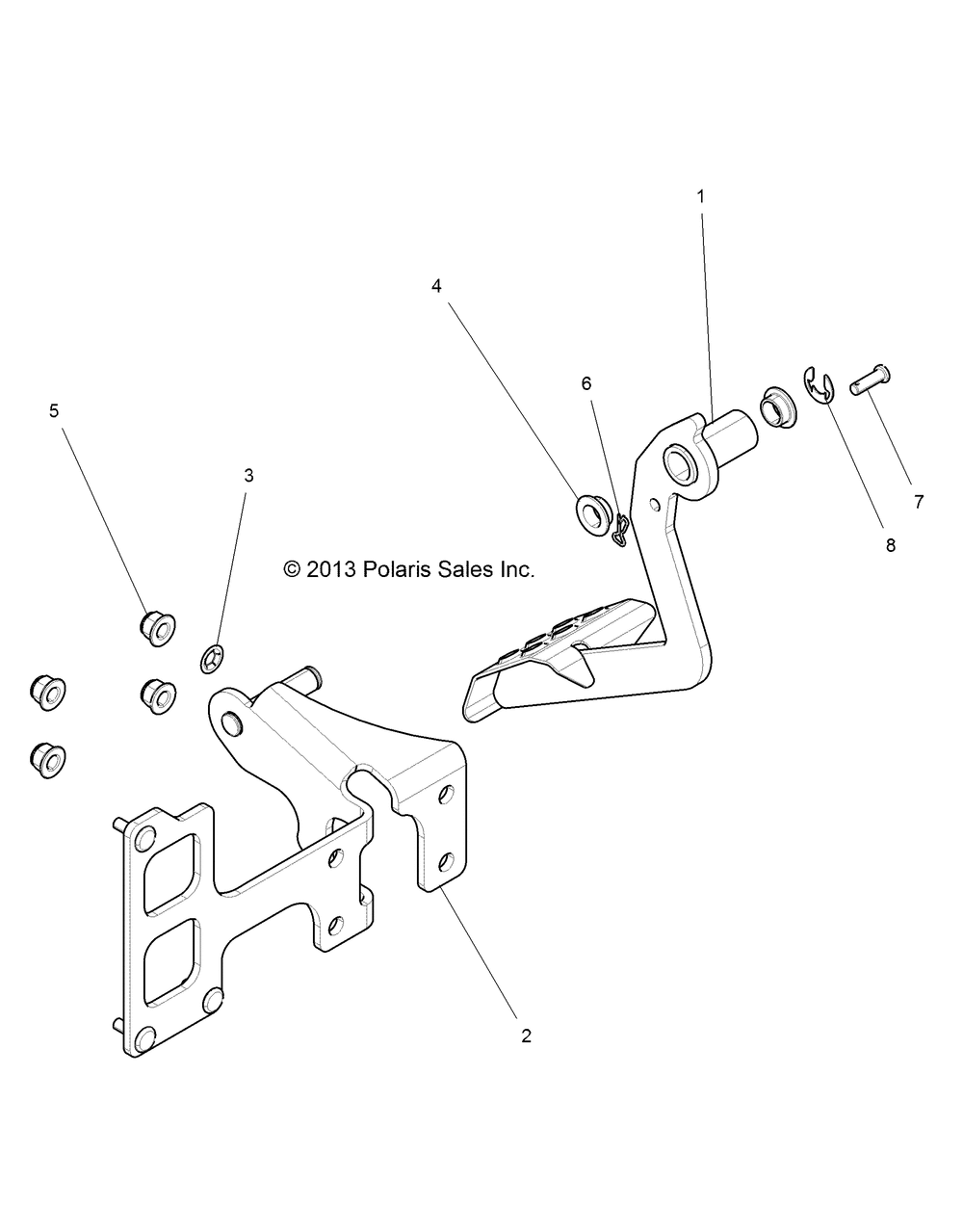 Brakes pedal and master cylinder - z14st1efx