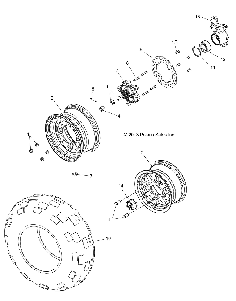 Wheels front - z14vh57ad_6eai_6eaw