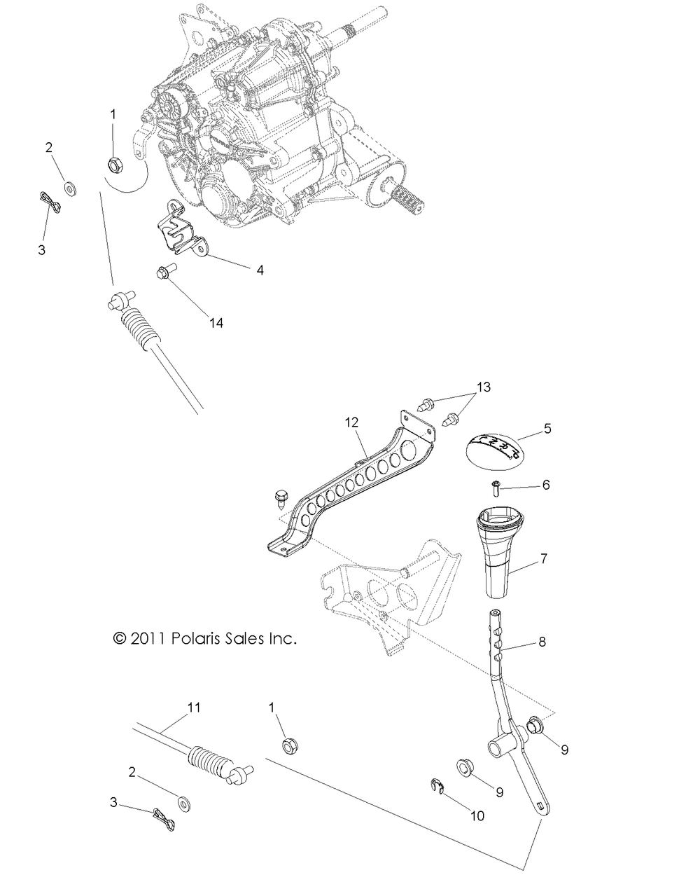 Drive train gear selector - z14vh57ad_6eai_6eaw