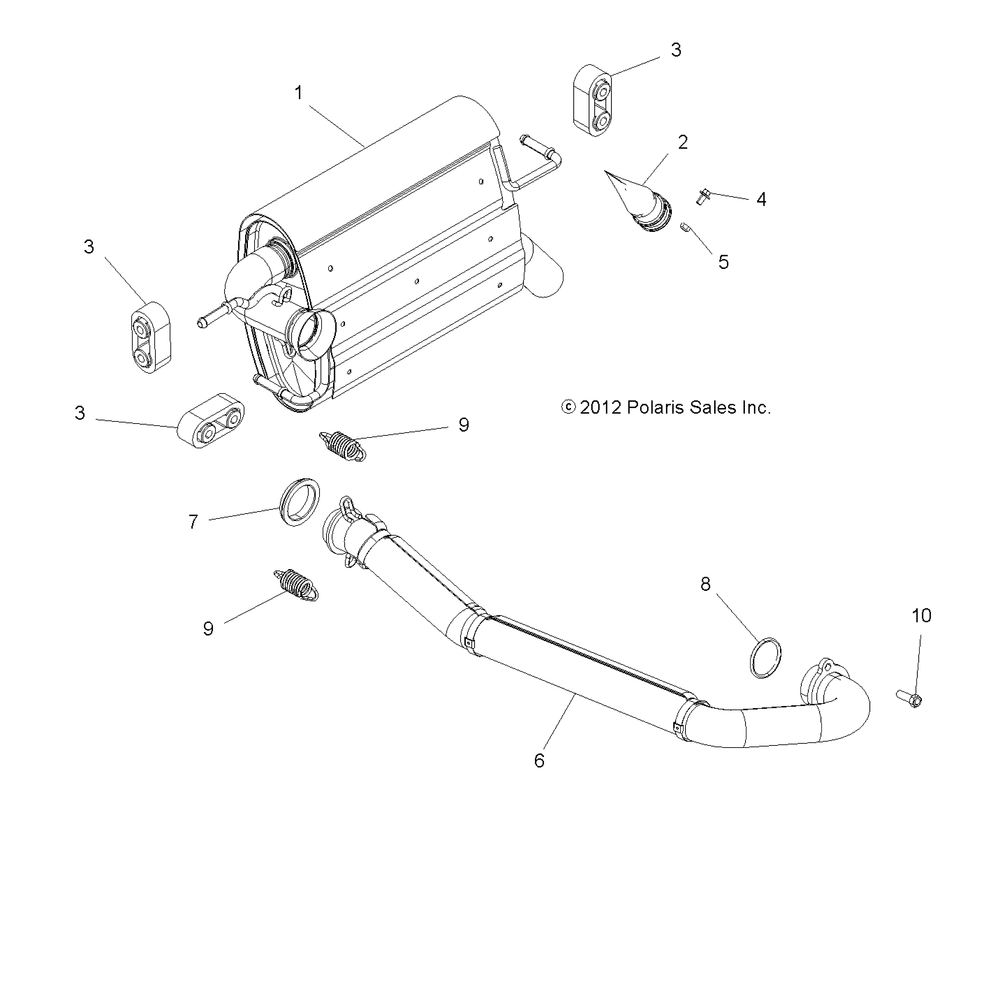 Engine exhaust system - z14vh57ad_6eai_6eaw