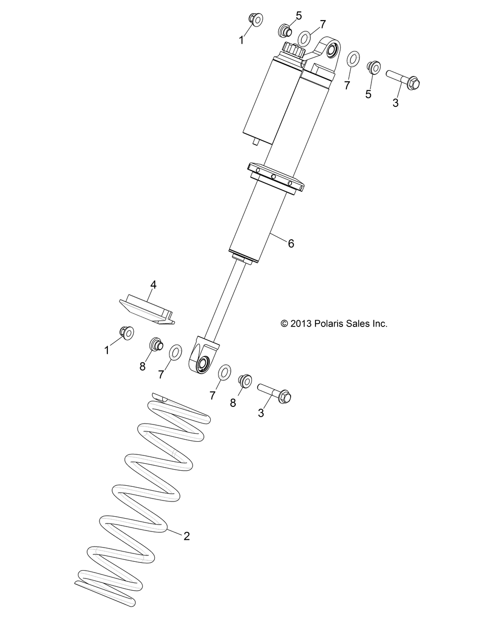 Suspension front shock mounting - z14vh7eaj_eal