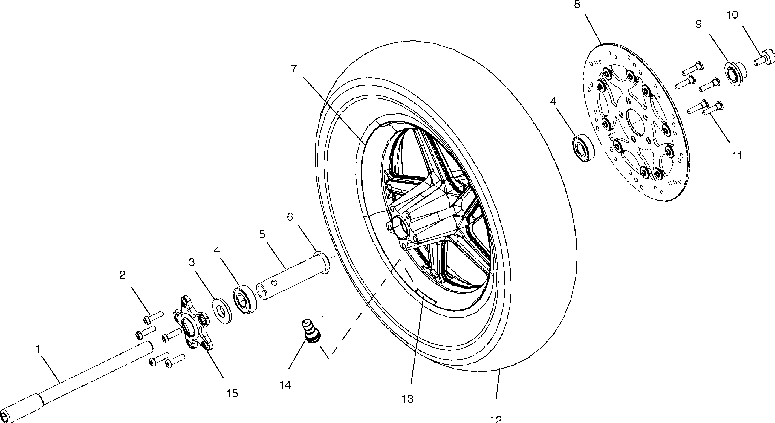 Front wheel - v01cb15cc