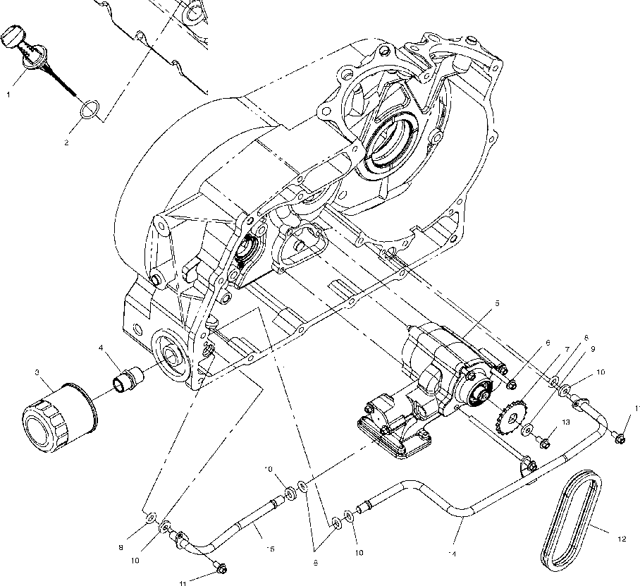 Oil pump mounting - v01cb15cc