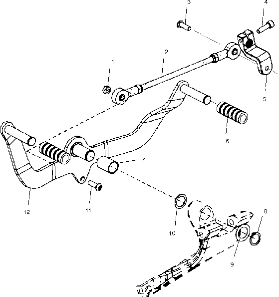 Shift lever - v01cb15cc