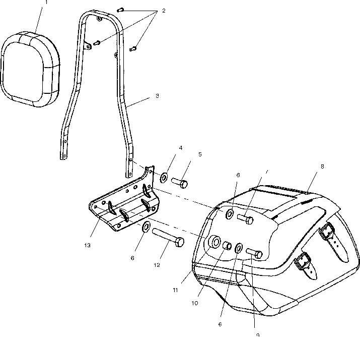 Backrest and saddlebag - v01cd15cc