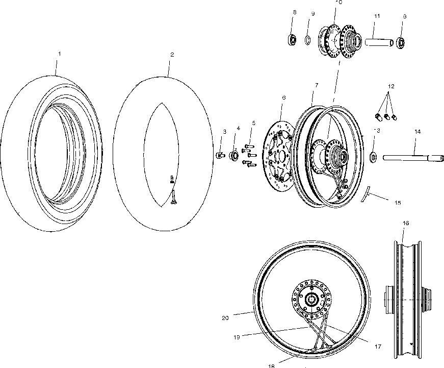 Front wheel - v01cd15cc