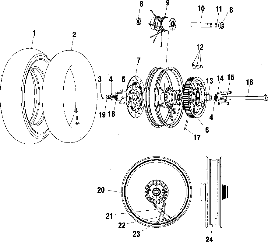 Rear wheel - v01cd15cc