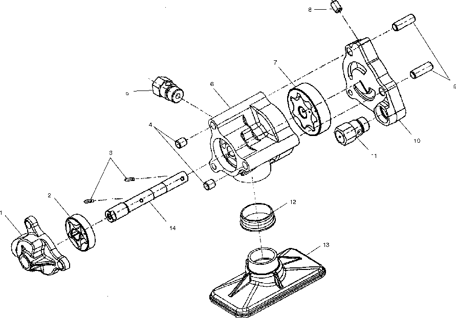 Oil pump - v03cb16