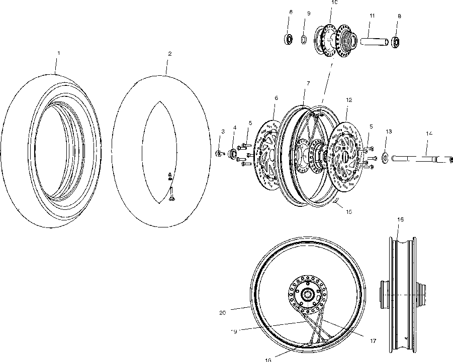 Front wheel - v02td16