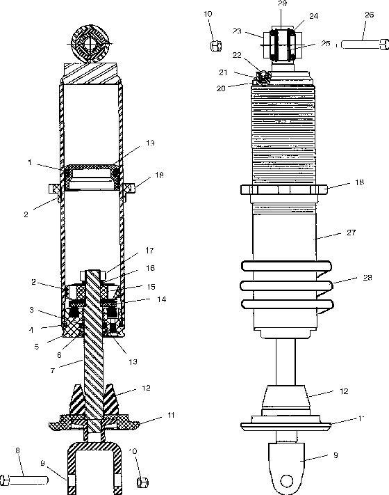 Rear shock - v02td16