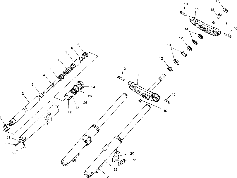 Front forks - v02td16