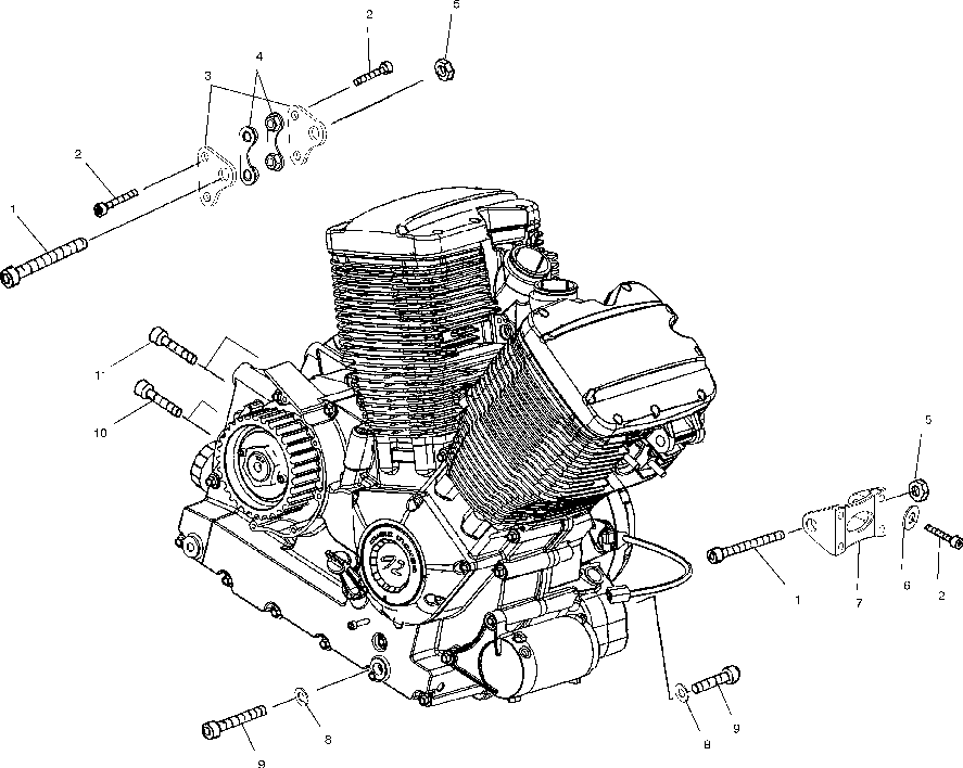 Engine mounting - v03cb16_all options