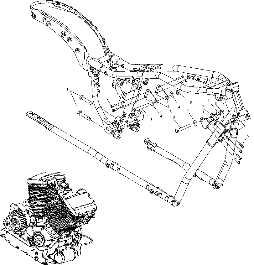 Engine mounting - v03gb16