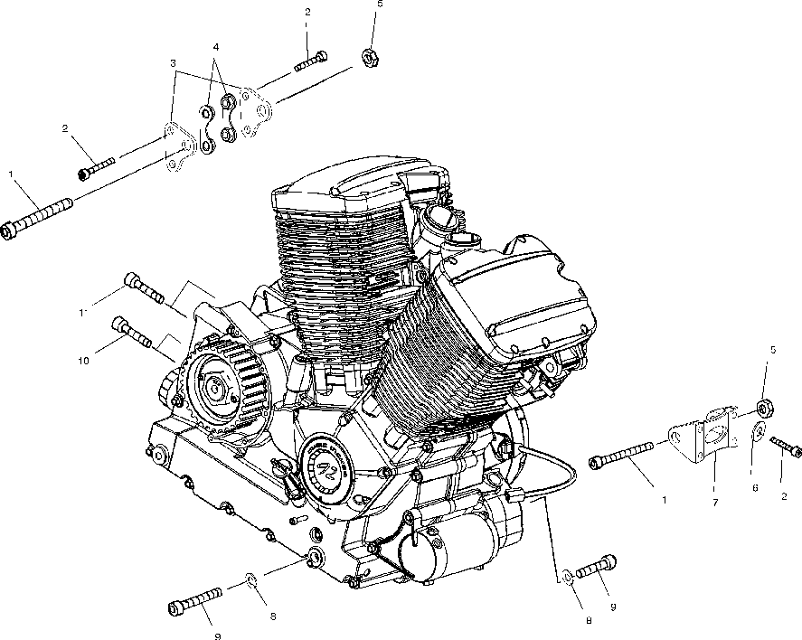 Engine mounting - v03cb16