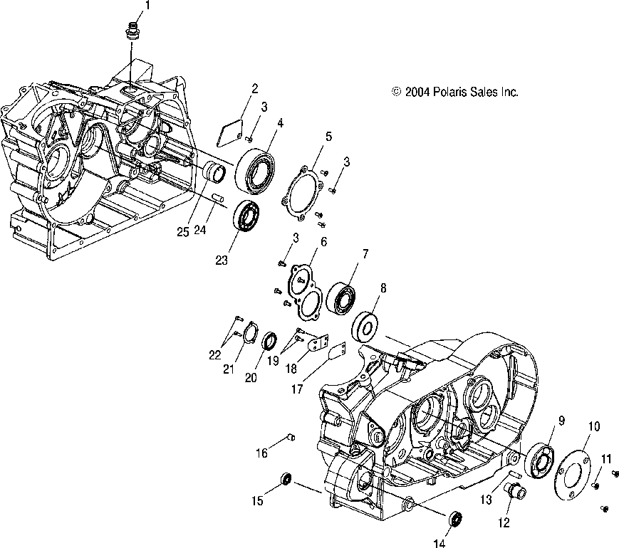 Crankcase bearings - v05ab16_ec16_gb16all options