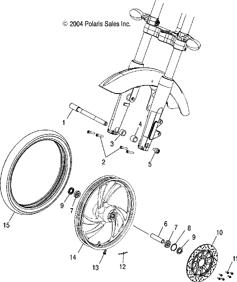 Front wheel (cast) - v05ab16_ec16_gb16all options