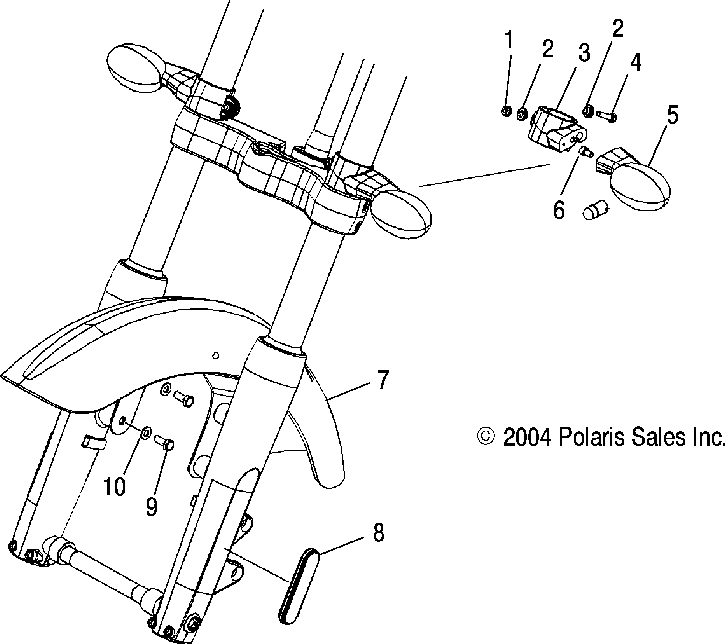 Front fender and turn signals - v05ab16_ec16_gb16all options