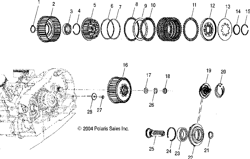 Drive clutch - v05ab16_ec16_gb16all options